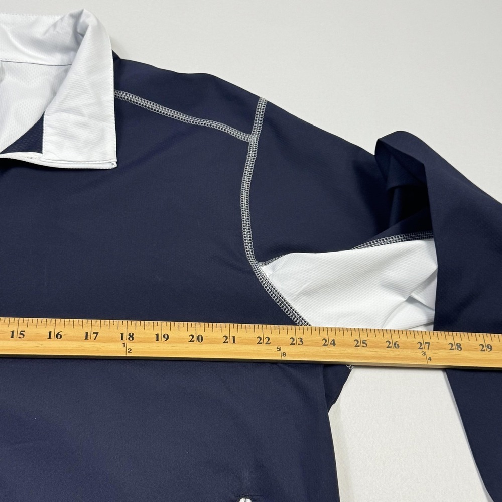 FootJoy Pullover Mens Large Blue 1/4 Zip Collared‎ Golf Performance Embroidered - Picture 6 of 10